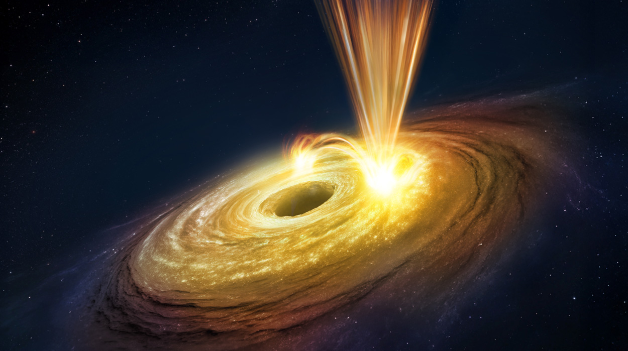 Aktiver Galaxienkern speit ultraschnelle Winde