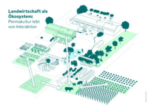Schema einer Permakultur