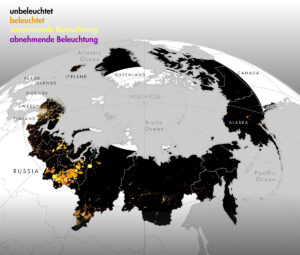 Nächtliche Beleuchtung in der Arktis