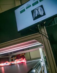 Foto des neuen Textilscanners