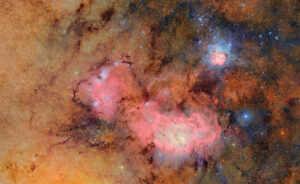 Trifid- und Lagunennebel
