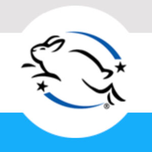 Logo des Leaping Bunny