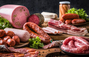 Foto verschiedener Wurstwaren