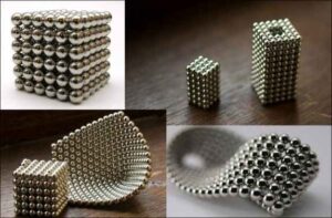 Magnet-Würfel aus 216 Magnetkugeln
