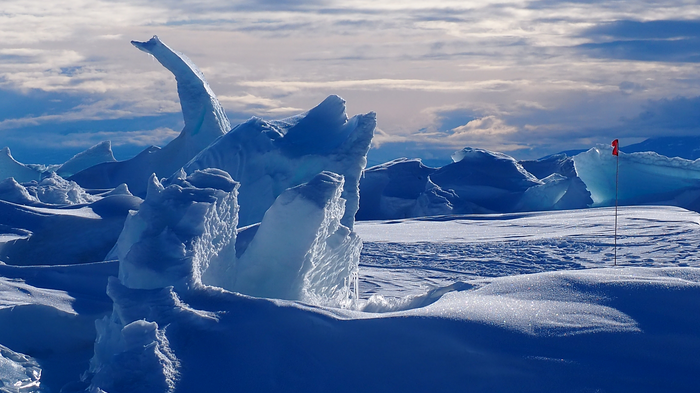 Eisformation in der Antarktis