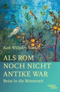 Buchcover mit blauer Hintergrund, Zitronenbaum, Vögel und Titel 