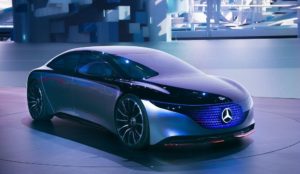 Futuristische Designstudie eine E-Autos