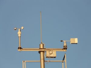 Windmesser einer Wetterstation