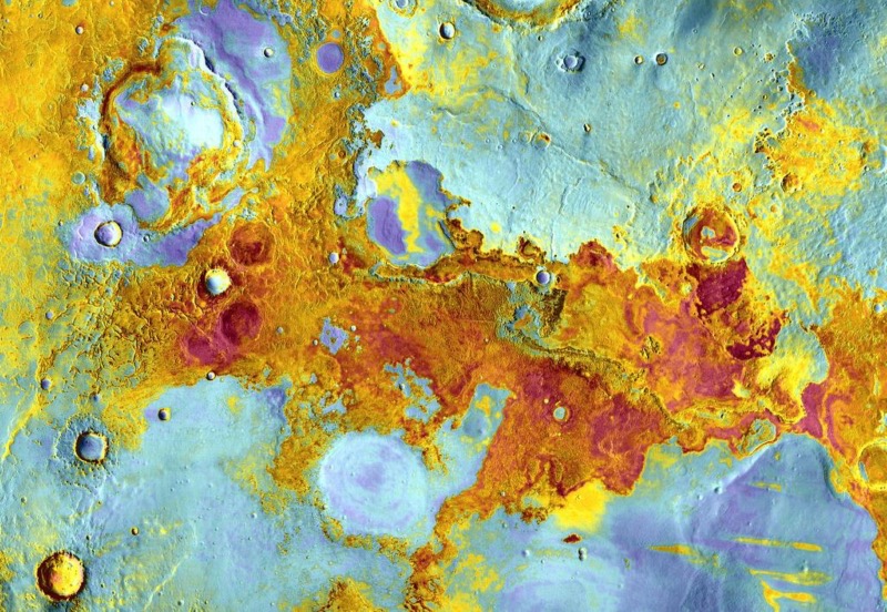 Meridiani Planum ist eine Hochebene auf dem Mars. 2004 entdeckte Mars Rover Opportunity dort Hinweise, dass es auf dem Planeten einst flüssiges Wasser gegeben hat. (Foto: NASA/JPL-Caltech/Arizona State University)