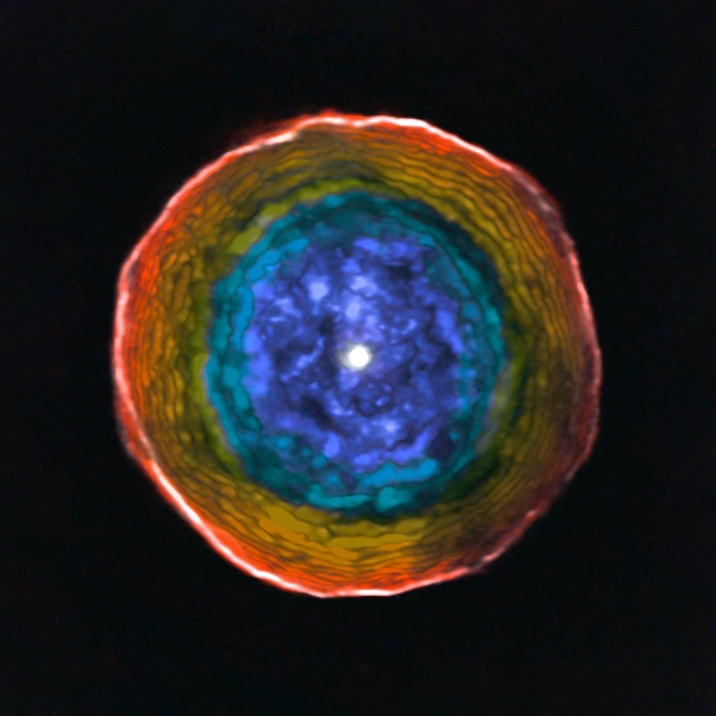 ALMA view of the motions of material in the shell around U Antliae