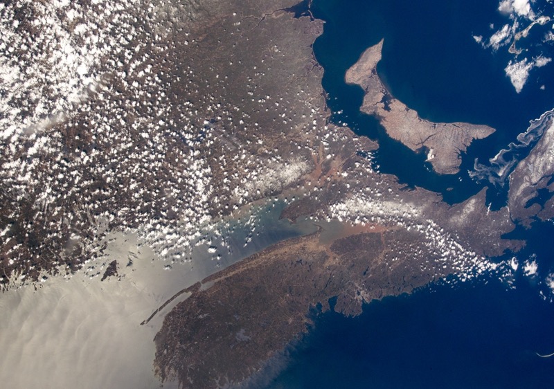 Prince Edward Island liegt im Sankt-Lorenz-Golf und ist Kanadas einzige Insel-Provinz. Foto: NASA Earth Observatory