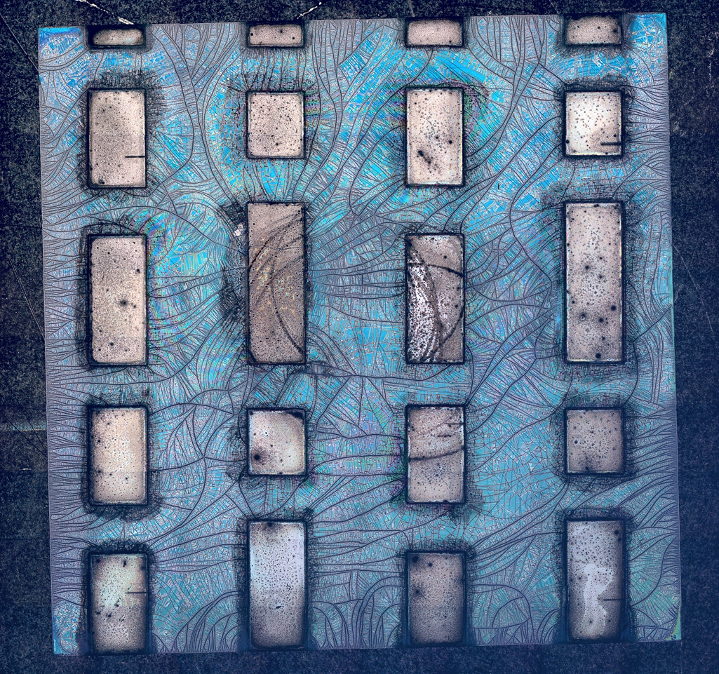 Risse in Glassubstrat