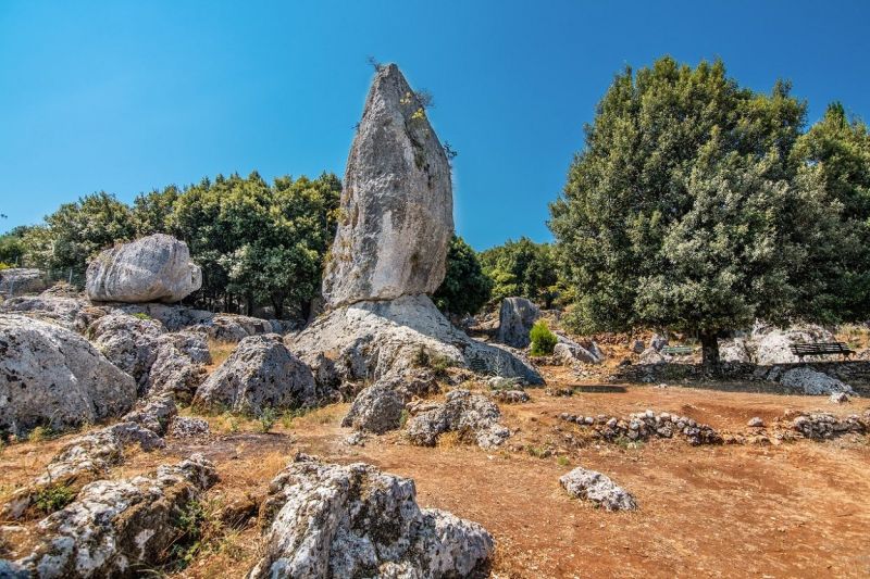 Monolith des Araklis auf Ithaca