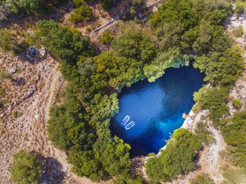 Melissani-Hoehle Kefalonia