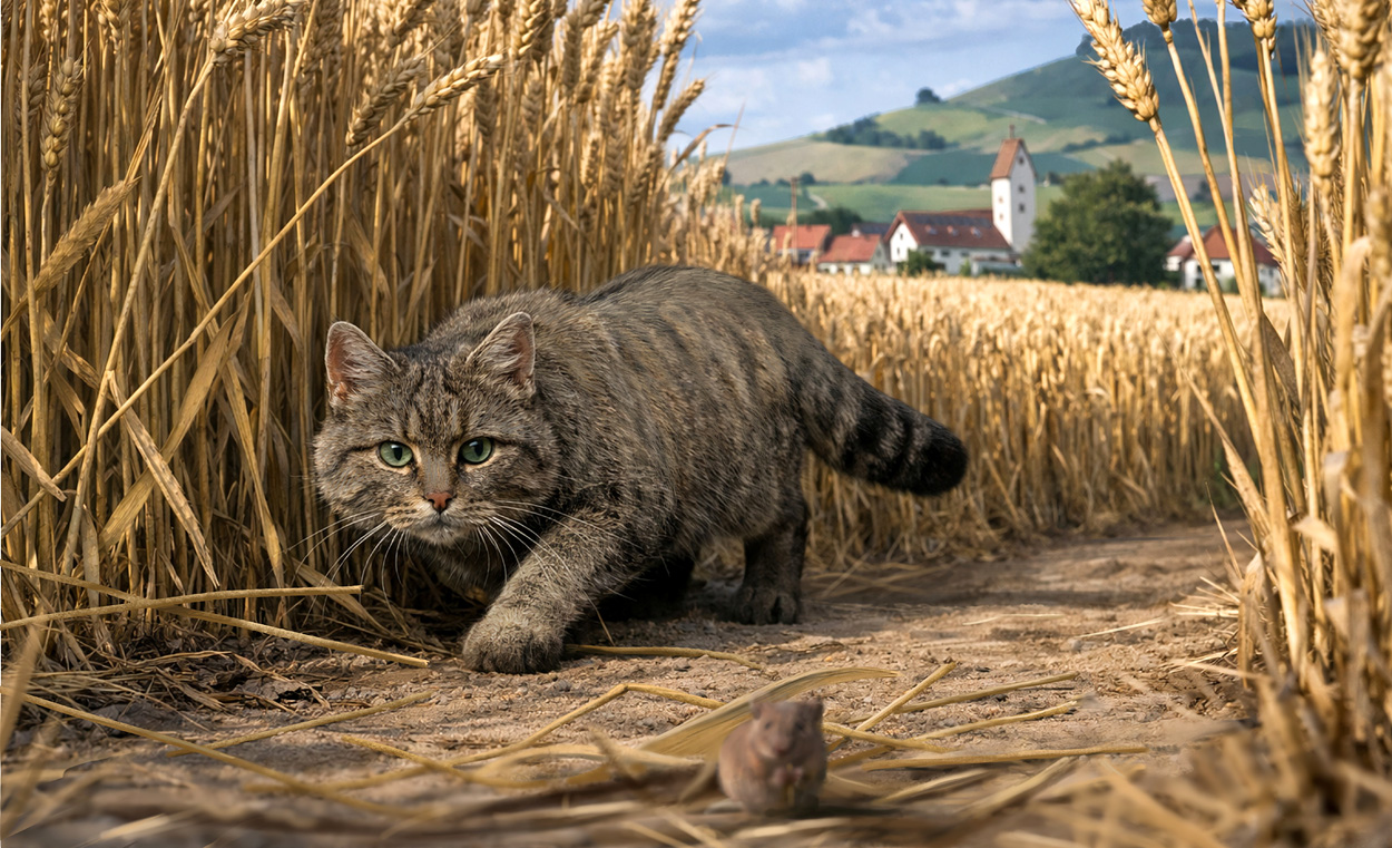 Wie sich Wildkatzen an menschliche Einflüsse anpassen