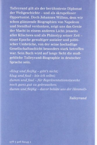 Talleyrand – Virtuose der Macht 1754 –1838. Eine Biographie