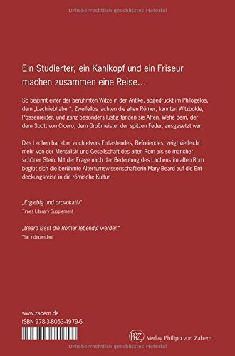 Das Lachen im alten Rom – Eine Kulturgeschichte