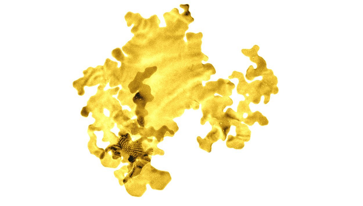 Blattgold im Nanomaßstab