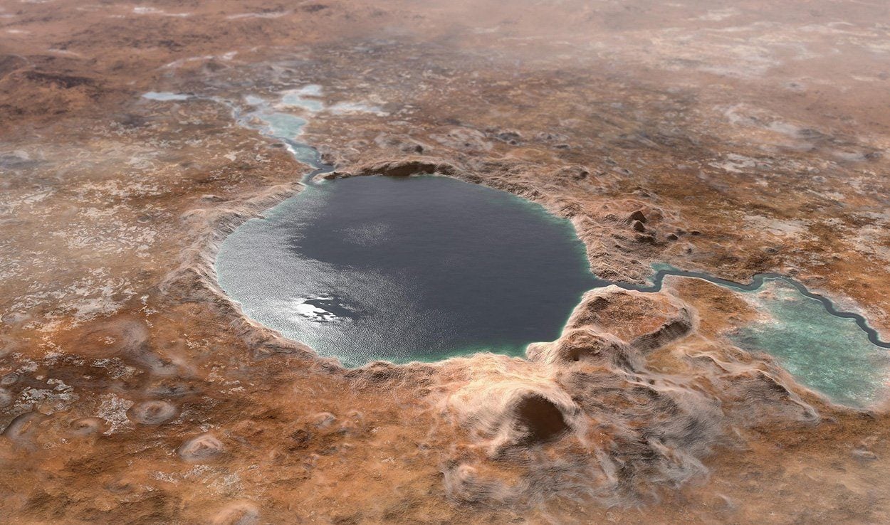 Mars: Jezero-Krater war tatsächlich ein See