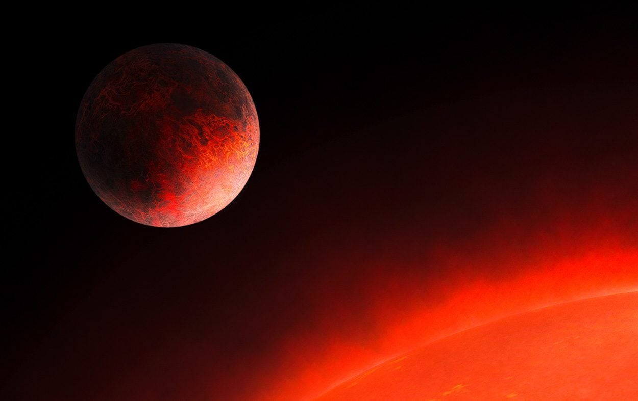 Extrasolares Leichtgewicht mit großem Kern