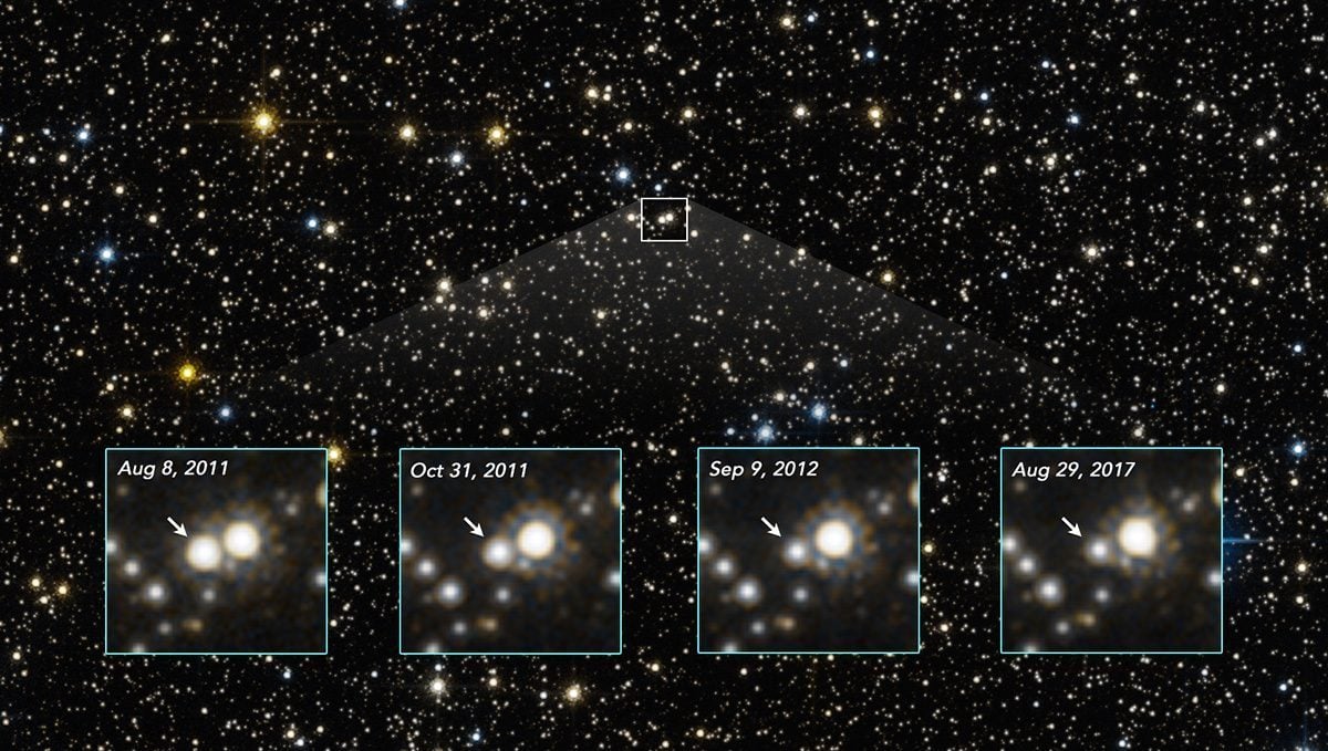 Astronomen entdecken wanderndes Schwarzes Loch