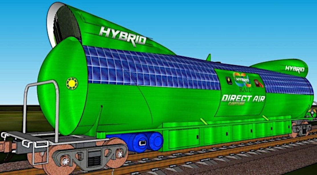 Zugwaggons könnten CO2 einfangen