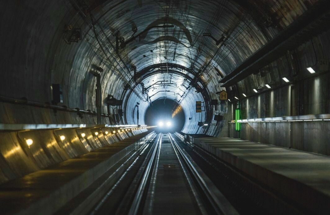 Gebummel vorm Tunnel
