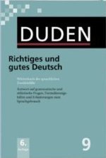 DUDEN RICHTIGES UND GUTES DEUTSCH